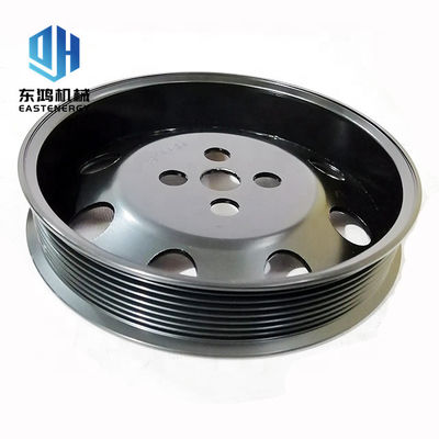 Suku Cadang Mesin Excavator Motor 6BT Kinerja Tinggi 6 Silinder Suku Cadang Mesin Diesel Crankshaft Pulley 3914494