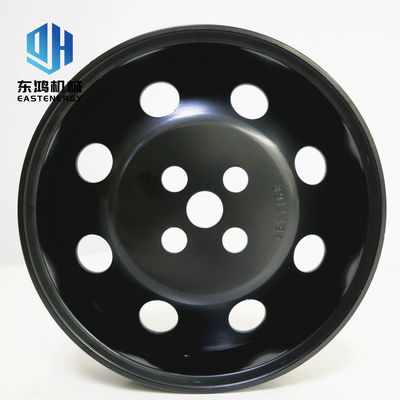 Suku Cadang Mesin Excavator Motor 6BT Kinerja Tinggi 6 Silinder Suku Cadang Mesin Diesel Crankshaft Pulley 3914494