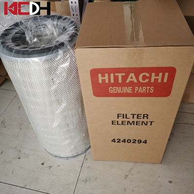 Filter Udara Excavator Hitachi EX800-5, 4240294 Pembersih Udara Bulat 12 Inch