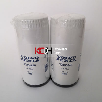 Elemen Filter Oli Suku Cadang Mesin Excavator 22030848 Berlaku Untuk
