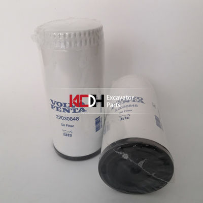 Elemen Filter Oli Suku Cadang Mesin Excavator 22030848 Berlaku Untuk